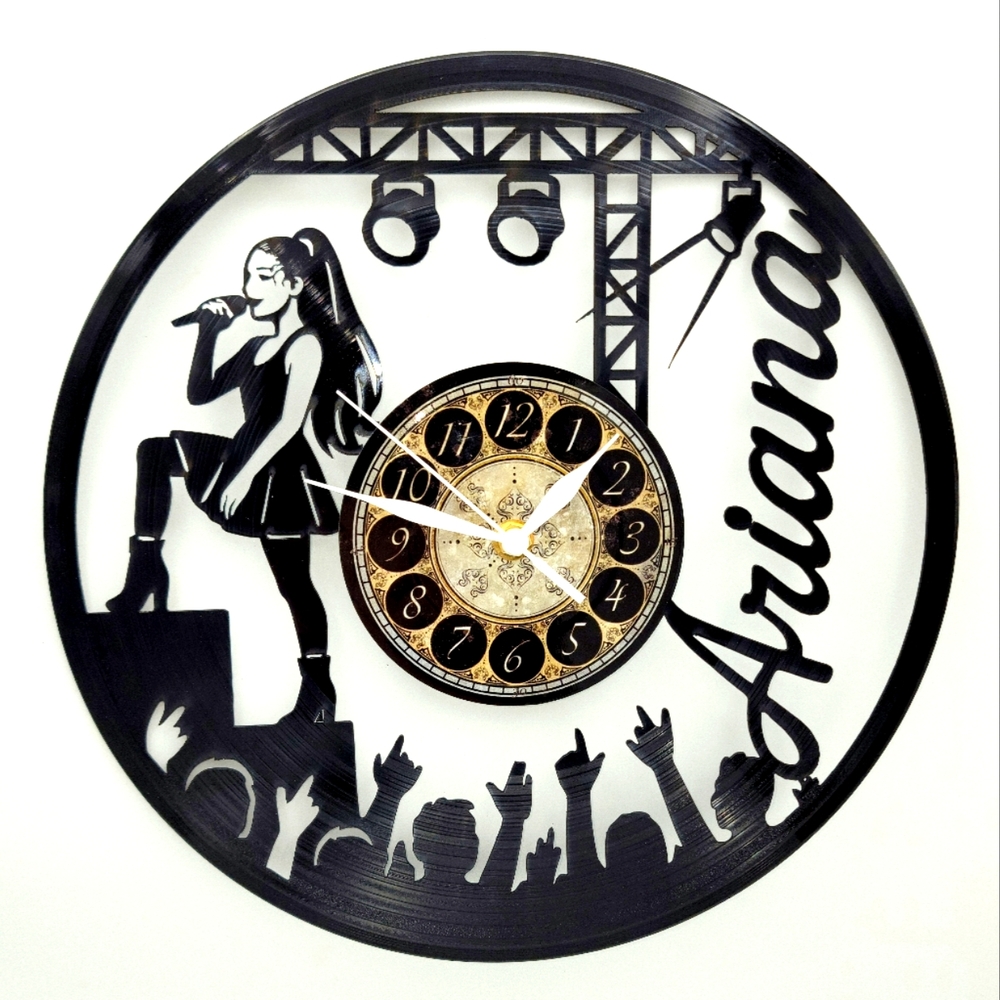 ARIANA GRANDE vinyl record clock makes a christmas great gift